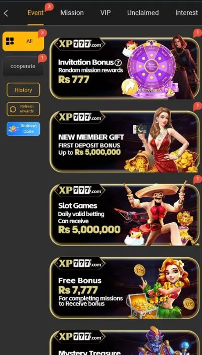 XP777 Game Best Earning App