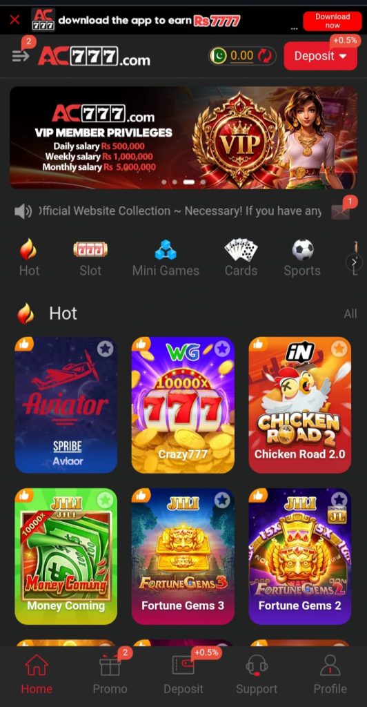 AC777 game Download Best Online App